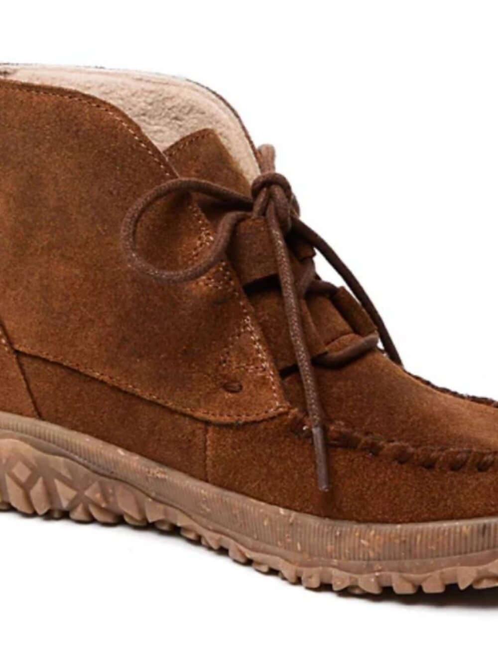 Women's Minnetonka Tealey Lace Up Suede Ankle Boots Sz 8M MSRP $110 - Picture 4 of 11